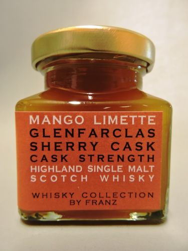 Mango-Limette mit Glenfarclas Sherry Cask Whisky 150g