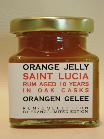 Orangen-Gelee mit Saint Lucia Rum 150g