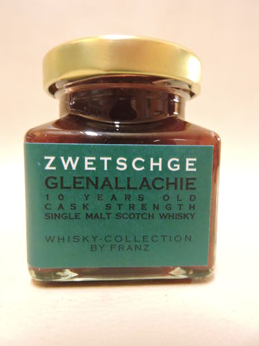 Zwetschge mit GlenAllachie 10 years old Cask Strength Whisky 150g
